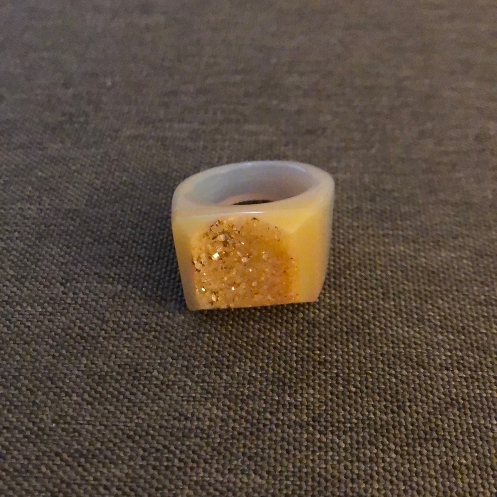 Crystals ring size 6